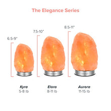 Load image into Gallery viewer, LEVOIT Kyra Himalayan Salt Lamp, Pink Rock Large Crystal Natural Himilian Gift Night Light (ETL Certified) Touch Dimmer, 2 Extra Bulbs, 18/8 Stainless Steel Base

