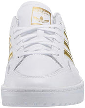 Load image into Gallery viewer, adidas Originals Women's Team Court Sneaker, FTWR White/Gold met./FTWR White, 11 M US
