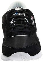 Load image into Gallery viewer, Reebok Men's Classic Nylon Sneaker, Black/White, 10.5
