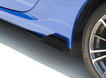 Load image into Gallery viewer, iJDMTOY Left/Right Black Carbon Fiber PP Universal Rear Side Skirt Winglets Diffusers Compatible With Car Truck SUV
