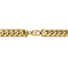 Load image into Gallery viewer, Diamond2Deal 14k Yellow Gold 12.55mm Miami Cuban Chain Necklace Lobster 30in for Men Women
