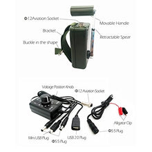 Load image into Gallery viewer, HUABAN Hand Crank Generator High Power Charger for Outdoor Mobile Phone Computer Charging 30W / 0-28V with USB Plug (Green Generator + DC Regulator)
