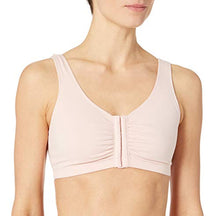 Load image into Gallery viewer, Fruit of the Loom Women's Front Close Builtup Sports Bra Bra, Blushing Rose, 38
