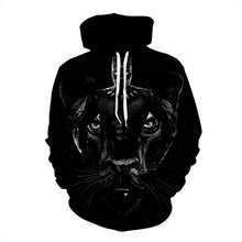 Load image into Gallery viewer, HHBY Hoodies Black Panther Hoodies Men Black Smooth Soft Thin Hoodies
