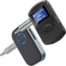 Load image into Gallery viewer, [2 Packs] Bluetooth Receiver for Car X1 + Bluetooth AUX Receiver with LCD Screen X1

