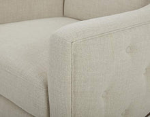Load image into Gallery viewer, Amazon Brand – Stone &amp; Beam Rosewood Button-Tufted Upholstered Wingback Accent Chair, 30"W, Cream
