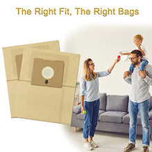 Load image into Gallery viewer, Rstartree Vacuum Bags Replacement for Bissell Zing, Dust Bags Compatible with 4122 Zing Bagged Canister Vacuum, Part # 2138425, Brown (Pack of 6)
