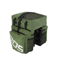 Load image into Gallery viewer, CapsA Sport Bicycle Bike Storage Bag for Cycling Mountain Picnic Camping Multifunction Bicycle Expedition Touring Cam Pannier Rear Shelf Package Mountain Bike Camel Bag Large Capacity (Green)

