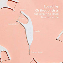 Load image into Gallery viewer, Platypus Orthodontic Flossers- Dental Floss Picks for Braces, Fits Under Arch Wire, Will Not Damage Braces, Increase Flossing Compliance, Floss Teeth in Less Than Two Minutes - 40 Count (Pack of 1)
