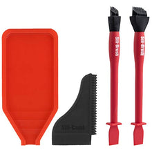 Load image into Gallery viewer, Sili Glue Kit with 2 Silicone Brushes • Sili Tray and Sili Comb/Squeegee Along with The Sili Glue Pod and 3 Pack of Sili Micro Glue Brushes
