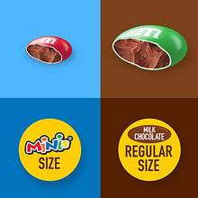 Load image into Gallery viewer, M&amp;M'S MINIS Milk Chocolate Candy, 1.08-Ounce Tubes 24 Count (Pack of 1)
