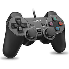Load image into Gallery viewer, PS2 Controller Wired, CIPON Black Remote for Sony Playstation 2 Console
