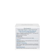 Load image into Gallery viewer, Neutrogena Triple Age Repair Anti-Aging Night Cream with Vitamin C; Fights Wrinkles &amp; Even Tone, Dark Spot Remover &amp; Firming Anti-Wrinkle Face &amp; Neck Cream; Glycerin &amp; Shea Butter, 1.7 oz
