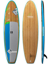 Load image into Gallery viewer, Boardworks Versa | Recreational Stand Up Paddleboard | Bombshell Epoxy Hardboard | 10' 6", Bamboo/Blue (4440529519)

