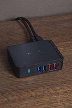 Load image into Gallery viewer, SABRENT 7 Port USB 3.0 HUB + 2 Charging Ports with 12V/4A Power Adapter [Black] (HB-U930)
