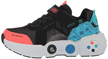 Load image into Gallery viewer, Skechers Kids Boy's GAMETRONIX Sneaker, Black/Multi, 1 Little Kid
