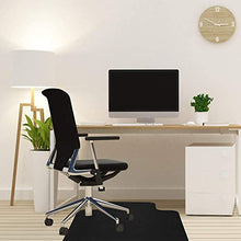 Load image into Gallery viewer, Mind Reader OFFCMAT-BLK Office Hardwood, 36" x 48" Inches, Easy Glide, Floor Mat for Computer Desk Chair, Anti-Skid, Stays in Place, Black
