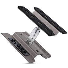 Load image into Gallery viewer, Hobbypark RC Car Stand Work Station with Weight Repair Workstation Aluminum Alloy 360 Degree Rotation Lift Or Lower for 1/12 1/10 1/8 Scale (Titanium)
