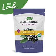 Load image into Gallery viewer, Nature's Way Organic Sambucus Lozenge, Elderberry and Zinc, 24 count pouch (Packaging May Vary)
