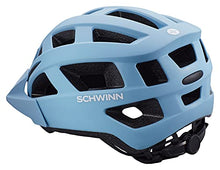 Load image into Gallery viewer, Schwinn Halcyon ERT Youth/Adult Bike Helmet, Fits Head Circumferences 58-62 cm, Large, Blue
