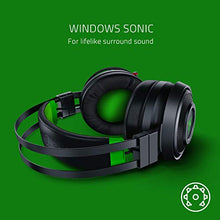 Load image into Gallery viewer, Razer Nari Ultimate for Xbox One Wireless 7.1 Surround Sound Gaming Headset: HyperSense Haptic Feedback - Auto-Adjust Headband - Retractable Mic – For Xbox One, Xbox Series X &amp; S - Black/Green
