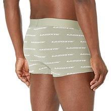Load image into Gallery viewer, Lacoste Men's 3-Pack Boxer Shorts, LYCHEN Khaki/Silver Chine, Large

