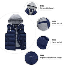 Load image into Gallery viewer, Wantdo Women's Insulated Hooded Winter Sleeveless Vest Puffer Coat Blue X-Large
