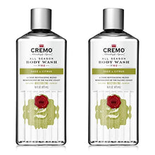 Load image into Gallery viewer, Cremo Rich-Lathering Sage &amp; Citrus Body Wash, A Revitalizing Combination of Bright Mandarin, Dry Herbs and White Cedar, 16 Oz (Pack of 2)
