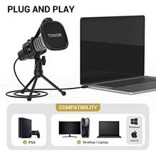 Load image into Gallery viewer, TONOR TC30 USB PC Microphone with 12 inch Selfie Ring Light for Zoom Conference/TikTok/YouTube/Makeup/Photographer/Streaming
