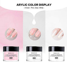 Load image into Gallery viewer, Morovan Acrylic Nail Kit Acrylic Powder and Professional Liquid Monomer set with Acrylic Nail Brush Nail Forms tips for Acrylic Nails Extension Beginner kit
