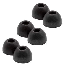 Load image into Gallery viewer, Comply TrueGrip Pro Memory Foam Tips for 1More True Wireless Devices (Small, 3 Pairs), Black (35-42230-11)
