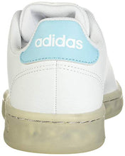 Load image into Gallery viewer, adidas Women's Advantage Eco Sneaker, White/White/Hazy Sky, 8
