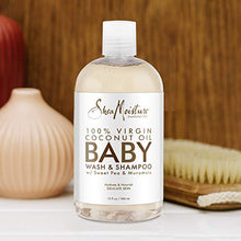Load image into Gallery viewer, SheaMoisture Baby Wash and Shampoo for Baby 100% Virgin Coconut Oil, 13 Fl Oz
