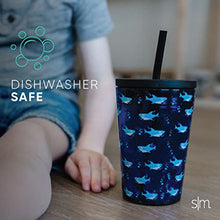 Load image into Gallery viewer, Simple Modern Kids Disney Tritan BPA-Free Plastic Water Bottle with Leakproof Straw Lid for Toddlers Girls and Boys, 12oz, Nightmare Before Christmas
