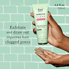 Load image into Gallery viewer, Rael Miracle Bundle - Miracle Clear Barrier Cream (1.8 oz), Miracle Clear Pore Control Clay Mask (3.4 fl. oz), Miracle Clear Exfoliating Cleanser (5.1 fl. oz)
