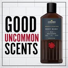 Load image into Gallery viewer, Cremo Rich-Lathering Palo Santo (Reserve Collection) Body Wash, Notes of Bright Cardamom, Dry Papyrus and Aromatic Palo Santo, 16 Fl Oz (2-Pack)
