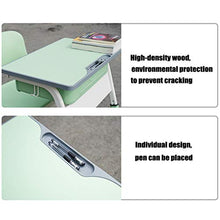 Load image into Gallery viewer, Boliaman Kids Desk and Chair Set, Adjustable Height Children Study Table and Chair, with Writing Desk Combined, Kids Home School
