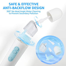 Load image into Gallery viewer, Baby Nasal Aspirator, Bellababy Baby Nose Sucker, Baby Booger/ Snot Remover with 3 Suction Levels, 2 Tips and Light Soothing Function, Rechargeable, Mute, Anti-Backflow, with Carrying Bag …
