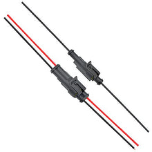Load image into Gallery viewer, WMYCONGCONG 10 Kits 1 Pin 2 Pin Way Car Waterproof Electrical Connector Plug with 20AWG Wire Auto Motorcycle Truck Plug Socket Kit and Other Wire Connections Male and Female Automobile Connector
