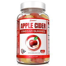 Load image into Gallery viewer, Apple Cider Vinegar Gummies Vitamins with The Mother, 500mg ACV &amp; Ginger, Vegan, Paleo &amp; Keto Friendly, Non-GMO, Natural Apple Flavor Pectin Gummy with Superfoods, for Women Men, 60 Count, by Zammex
