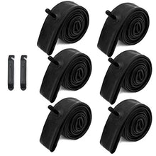 Load image into Gallery viewer, AR-PRO 26’’ x 1.75/2.125 Road and Mountain Bike Replacement Inner Tubes with Schrader Valve 32mm for Road/Mountain Bikes Like Schwinn Koen, Elm, High Timber More. (6 Inner Tubes with 2 Tire Levers)

