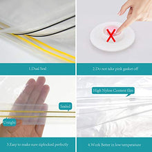 Load image into Gallery viewer, AirBaker Vacuum Storage Bags 8 pcs (3 x Jumbo, 2 x Large, 3 x Medium) for Comforters Blankets Clothes Pillows Travel Space Saver Seal Bag Hand Pump Included

