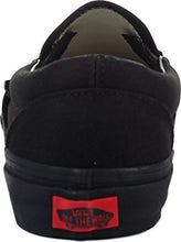 Load image into Gallery viewer, Vans Unisex Classic Slip On Sneakers (9.5 B(M) US Women / 8 D(M) US Men, Black/Black)

