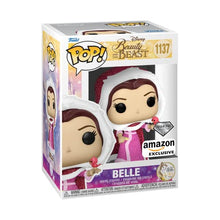 Load image into Gallery viewer, Funko Pop! Disney: Beauty and The Beast - Winter Belle, Diamond Glitter, Amazon Exclusive
