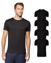 Load image into Gallery viewer, 32 DEGREES Mens 4 Pack Cool Quick Dry Active Basic Crew T-Shirt, White, Small
