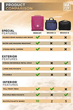 Load image into Gallery viewer, Premium Hanging Travel Toiletry Bag for Women and Men, Hygiene Bag, Bathroom and Shower Organizer Kit with Elastic Band Holders for Toiletries, Cosmetics, Makeup, Brushes
