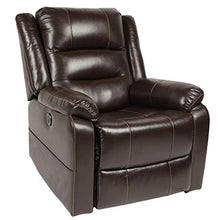 Load image into Gallery viewer, Esright Power Lift Chair Faux Leather Electric Recliner for Elderly, Heated Vibration Massage Sofa with Side Pockets, USB Charge Port &amp; Remote Control, Dark Brown
