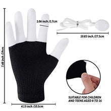 Load image into Gallery viewer, Led Finger Gloves, Kids Led Gloves LED Shoelaces Set Light Up Toys for Boys Girls, Flashing Gloves for Christmas Thanksgiving Birthday Glow Halloween Costume Party
