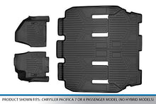 Load image into Gallery viewer, SMARTLINER 3 Row Liner Set Black Compatible with 2017-2021 Chrysler Pacifica 7 or 8 Passenger Model (No Hybrid Models) and 2020 Voyager
