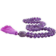 Load image into Gallery viewer, TUMBEELLUWA Semi Precious Stone Wrap Bracelet for Women/Men, Meditation Beads Necklace for Unisex,Amethyst
